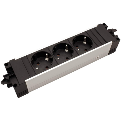 Product Πολύπριζο Bachmann STEP ALU 3xSchuko GST18 base image