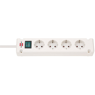Product Πολύπριζο Με Διακόπτη Brennentuhl Comfort-Line Bremounta 4 Θέσεων 1,5m White base image