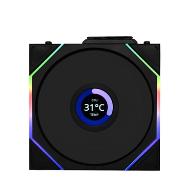 Product Case Fan 12cm Lian Li UNI FAN TL-LCD Wireless Reverse Black (1pc) base image