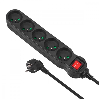Product Πολύπριζο Maclean 1,4m Mce183 2300w Black base image