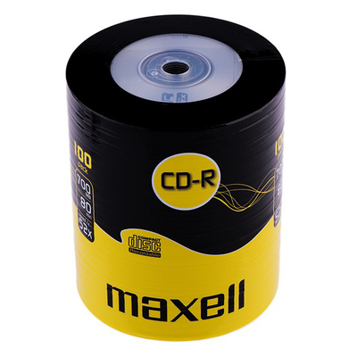 Product CD-R Maxell 624037, 700ΜΒ, 80min, 52x speed, spindle pack 100τμχ base image