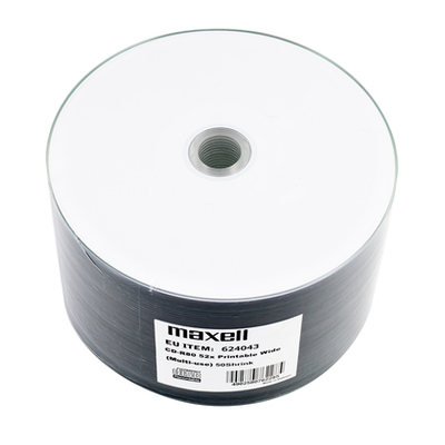 Product CD-R Maxell 80min, 52x speed, 700ΜΒ, printable, 50τμχ Shrink pack base image