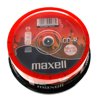 Product CD-R Maxell music XL-II 80min/700MB, cake box 25τμχ base image