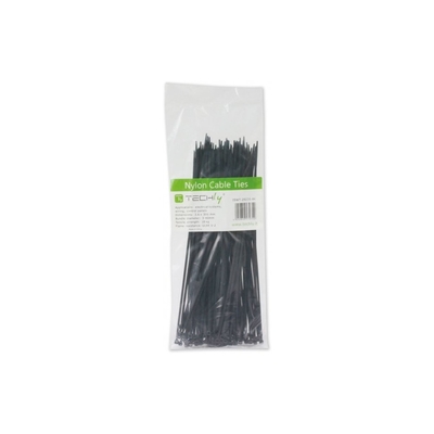 Product Δεματικά Καλωδίων Techly Nylon 200 x 2.5mm 100pcs Black base image