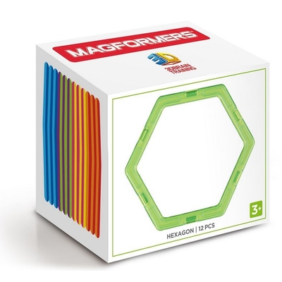 Product Παιχνίδι Κατασκευής Hexagons 12 Pcs Magformers  base image