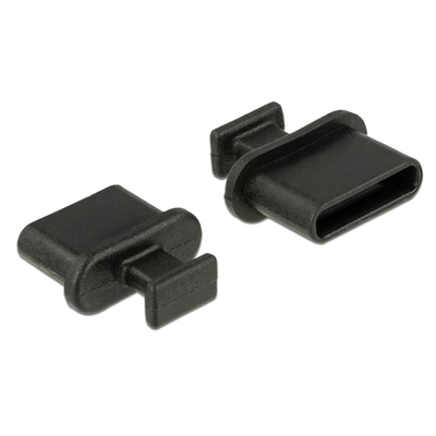 Product Κάλυμμα Προστασίας Delock για θύρα USB-C 64013 με λαβή, μαύρο, 10τμχ base image
