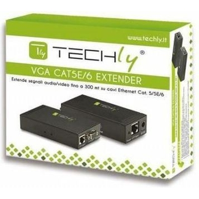 Product VGA Extender Techly up to 300m over Cat5e/6 network cable base image