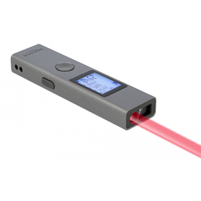Product Μετρητής Απόστασης Delock laser 64071 με οθόνη, m / in / ft, 3cm έως 40m base image