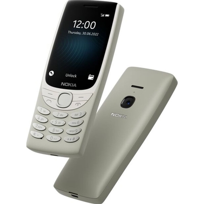 Product Κινητό Τηλέφωνο Nokia 8210 Ασημί 4G 2,8" (Αγγλικό Μenu) base image