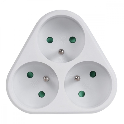 Product Ταφ Maclean Triple electric socket MCE214 base image