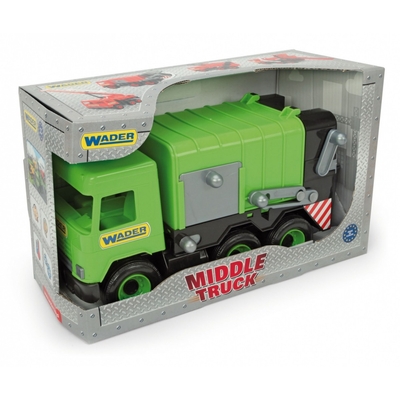 Product Όχημα Εργασίας Wader Middle Truck Garbage Truck Green In Box base image
