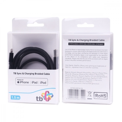 Product Καλώδιο Tb Lightning - Usb 1.5m Black Mfi base image