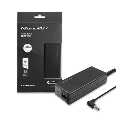 Product Φορτιστής Laptop 25W Qoltec AC for LG 19V 1.3A 6.6*4.4 + power cable base image