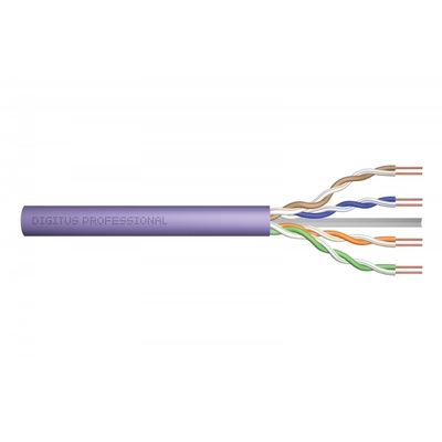 Product Καλώδιο Δικτύου Digitus Tele-Information, Installation , U / Utp Category 6, Wire, Copper, Pvc, 305m, Violet base image