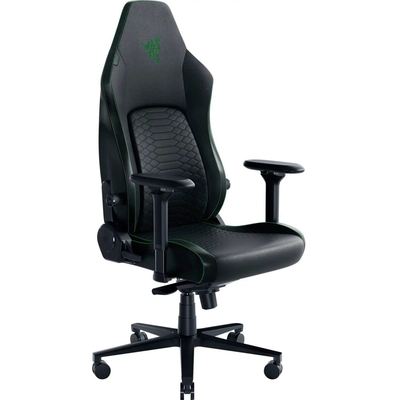 Product Καρέκλα Gaming Razer ISKUR V2 Green - Leather - Lumbar Support - Memory Foam Head Cushion base image
