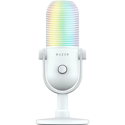 Product Μικρόφωνο Razer SEIREN V3 CHROMA - WHITE - RGB USB Condenser - Gain Limiter - Build-in Shock Absorb base image