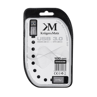 Product Καλώδιο USB Kruger & Matz Προέκταση USB 3.0 A/A M/F 1m base image