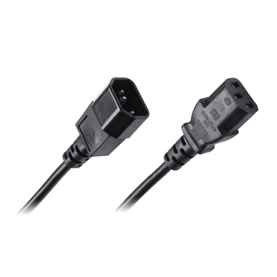 Product Καλώδιο Τροφοδοσίας Η/Υ Προέκταση 1.5m IEC C13 - IEC C14 base image