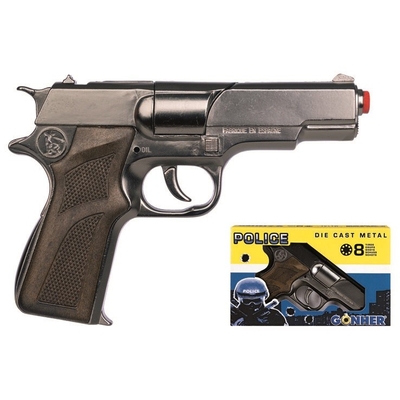 Product Παιδικό Όπλο Δράσης Pulio Metal Police Pistol Gonher 125/0 base image