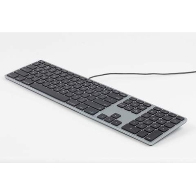 Product Πληκτρολόγιο Ενσύρματο Matias Aluminum Mac Backlit Rgb Space Gray base image