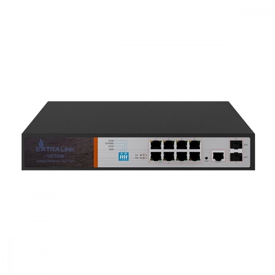 Product Network Switch Extralink Managed Victor Victor Ex-2500g-10mps 8x 10/100/1000m Tx Z Poe At/Af base image
