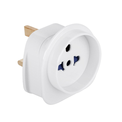 Product Αντάπτορας Ρεύματος UK σε Universal Λευκός base image