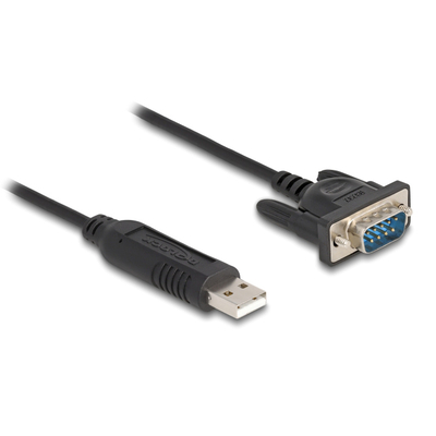 Product Καλώδιο Usb Delock Σε Rs-232 66461 921.6kbps 50cm Μαύρο base image