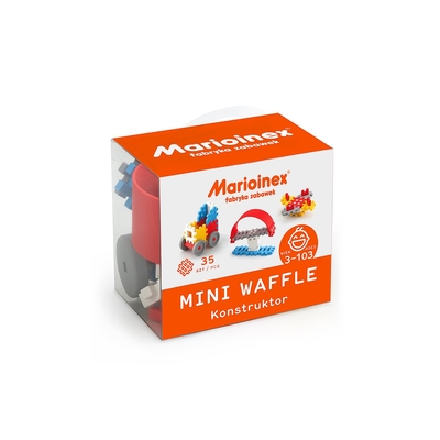 Product Παιχνίδι Κατασκευής Waffle Mini Blocks Marioinex 35 Pieces Boy base image