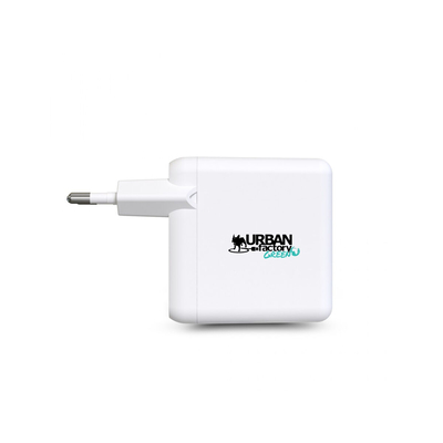 Product Φορτιστής Πρίζας + Καλώδιο USB C Urban Factory GSC65UF Λευκό base image