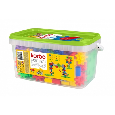 Product Παιχνίδι Κατασκευής Blocks Basic 180 Korbo  base image