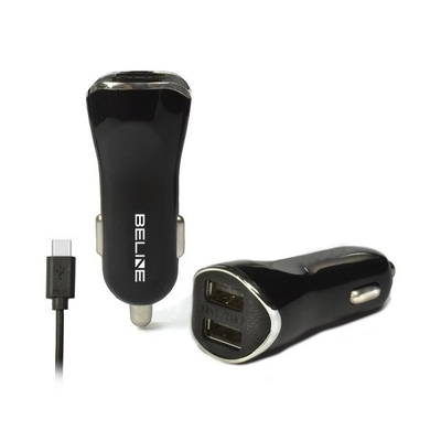 Product Φορτιστής Αυτοκινήτου Beline 2xusb + Usb-C 2,1a Black base image