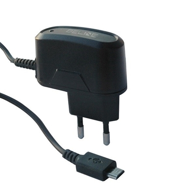 Product Φορτιστής Πρίζας Beline Travel Microusb 1a Black base image