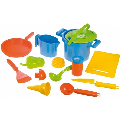 Product Παιχνίδι Lena Sand Set Kitchen Dishes 14 Pcs base image