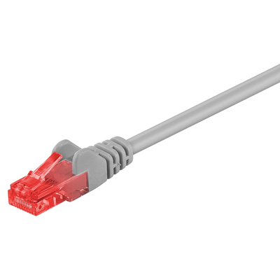 Product Καλώδιο Δικτύου Goobay 68449, CAT 6 U/UTP, CCA, 15m, γκρι base image