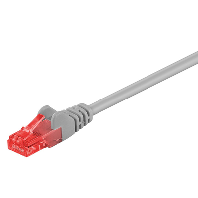 Product Καλώδιο Δικτύου Goobay 68454, CAT 6 U/UTP, CCA, 2m, γκρι base image
