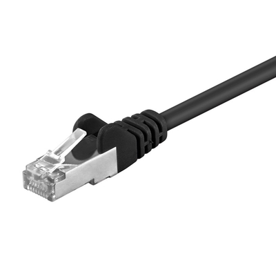 Product Καλώδιο Δικτύου Goobay 68658, Cat 5E F/Utp, Cca, 100Mhz, 2M, Μαύρο base image