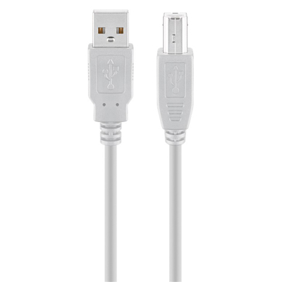 Product Καλώδιο Usb Goobay Σε Usb Type B 68714 5m 480mbps Γκρι base image