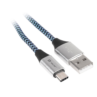 Product Καλώδιο Tracer Usb 2.0 Type-C Male - C Male 1,0m Black-Blue base image