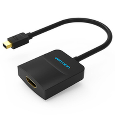Product Καλώδιο DisplayPort Mini σε HDMI Vention HBCBB 10 cm Μαύρο base image