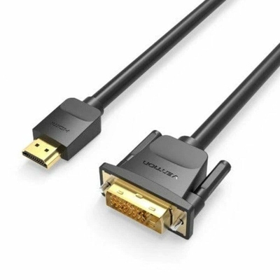 Product Αντάπτορας DVI σε HDMI Vention ABFBI Μαύρο 3 m base image
