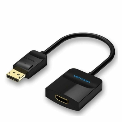 Product Αντάπτορας DisplayPort σε HDMI Vention HBGBB 15 cm Μαύρο Γκρι base image