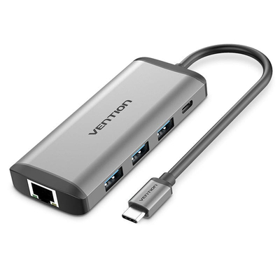 Product USB Hub Vention CNDHB Ασημί base image