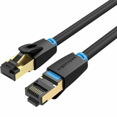 Product Καλώδιο Δικτύου S/FTP Κατηγορίας 8 Vention IKABK Μαύρο 8 m base image