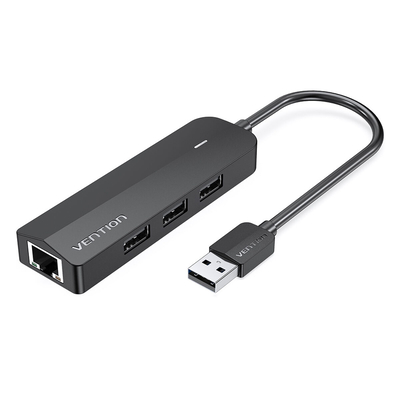 Product USB Hub Vention CHPBB Μαύρο base image