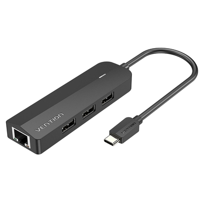 Product USB Hub Vention TGOBB Μαύρο base image