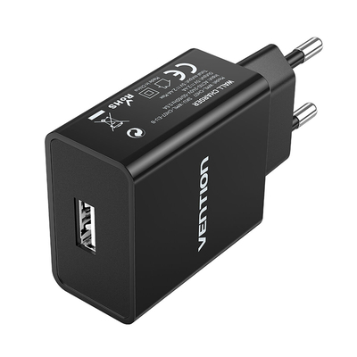 Product Φορτιστής Τοίχου Vention WML-CH07-EU-B 12 W Μαύρο base image