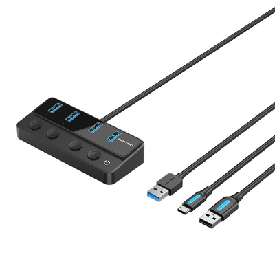 Product USB Hub Vention CHWBF Μαύρο base image