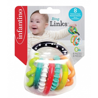 Product Βρεφικό Παιχνίδι B-Kids Teethers Chain Infantino 8 Elements base image