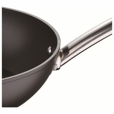Product Τηγάνι Wok Masterpro Μαύρο Αλουμίνιο Σφυρηλατημένο Αλουμίνιο (? 28 cm) base image