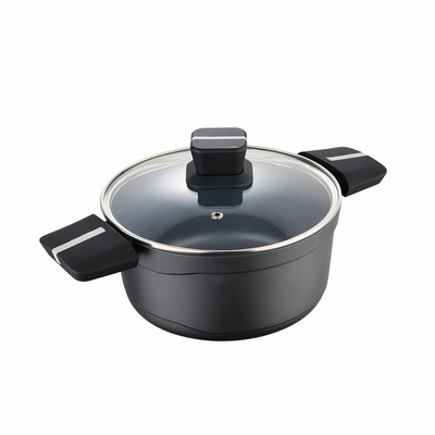 Product Κατσαρόλα με Καπάκι San Ignacio Bistro SG6425 Αλουμίνιο Ματ μαύρο (? 20 x 10 cm) base image